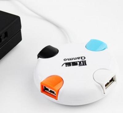 批發取電貓圓形USB HUB分線器，USB一分四擴展口選購指南